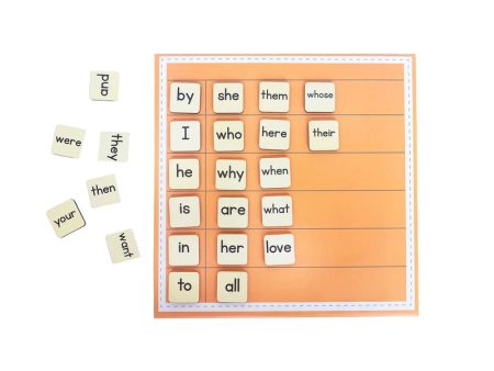 Magical Magnet - Sight Words (Language Developing Set) on Sale