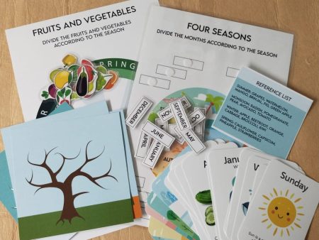 Name Of Seasons, Days and Months (Learning and Education Kit) Online Hot Sale