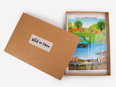 Wild or Farm (Animals Learning Puzzle) Hot on Sale