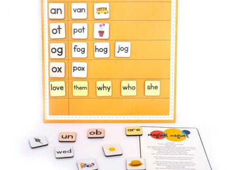 Magical Magnet - CVC Words (Language Developing Set) Online Sale