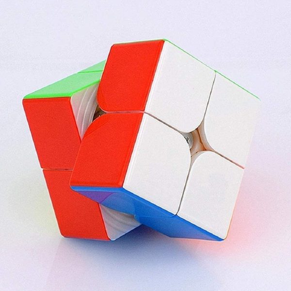 IQ Brain Storm Teaser 2x2 Inches Speed Cubic Square Shape Magic Puzzle Cube Toy for Kids & Adults- Multicolor Supply