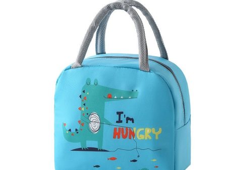 Cartoon Theme Insulated Thermal Lunch Box Bags - Assorted Colours For Sale