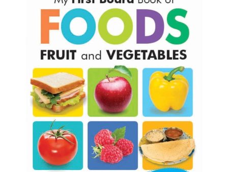 My First Board book of Foods, Fruits ad Vegetables 3 in 1 Book For Cheap