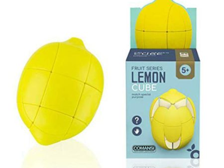 Brain IQ Teaser Lemon Cube Fruit Shape Puzzle Game Cube Educational Creative Puzzle Toys Gifts for Kids & Adults - Yellow Sale