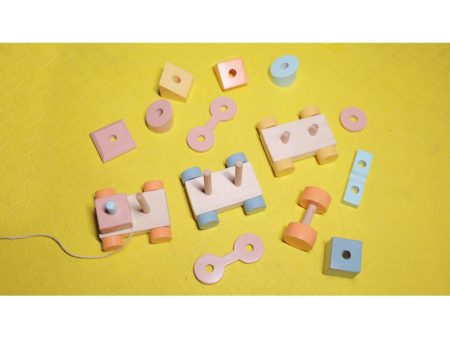 Wooden Sorting Shape Toy Train Online