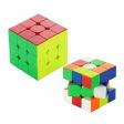 IQ Brain Storm Teaser 2.2x2.2 Inches Speed 3 Layers Cubic Square Shape Magic Puzzle Cube Toy for Kids & Adults- Multicolor For Cheap