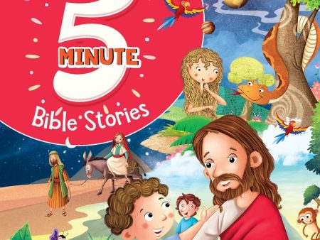 5 Minute Bible Stories - Premium Quality Padded & Glittered Book on Sale