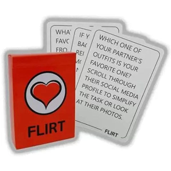 3 Games in 1 Box (Talk, Flirt, Dare) - Card Game For Sale