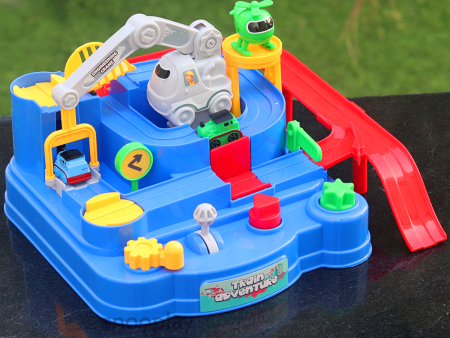 Train Adventure Mechanical Principle Track Playset - Assorted Colours & Designs Online