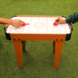 Wooden Air Hockey Table Top Game (with Legs) Discount