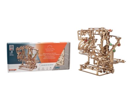 Marble Run Chain Hoist 3D Assembling Kit - 400 Pieces Online Sale