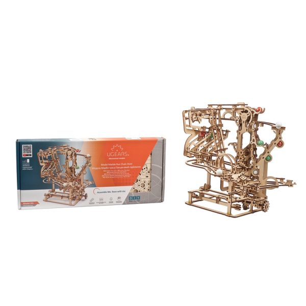 Marble Run Chain Hoist 3D Assembling Kit - 400 Pieces Online Sale