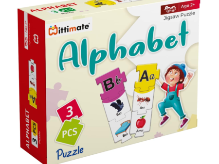 Alphabet Puzzle (3 Pieces) For Sale