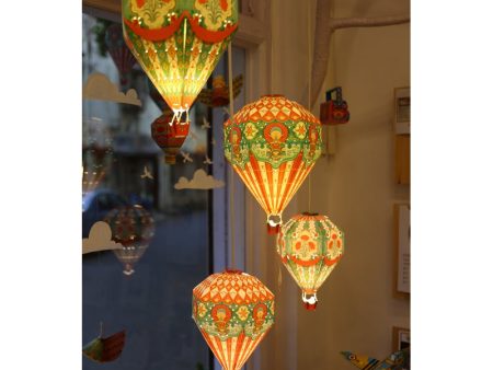 Big Red Hot Air Balloon DIY Paper Lamp Shade Hot on Sale