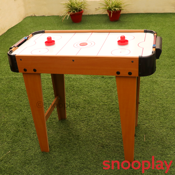 Wooden Air Hockey Table Top Game (with Legs) Discount