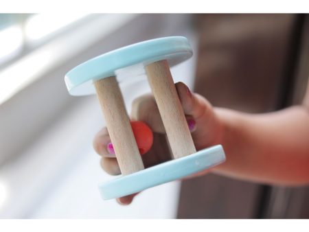 Wooden Drum Rattle for Toddlers For Cheap