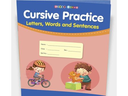 Cursive Practice Letters, Words and Sentences Writing Book For Sale