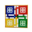 2 in 1 Non-Toxic Multicolor Snake & Ladder   Ludo Plastic for Kids on Sale