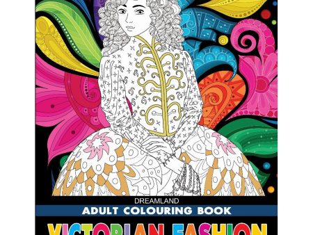 Victorian Fashion- Colouring Book for Adults For Sale