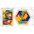 Wooden hexatetris Puzzle Toy Brain Games for Kids & Children, Brain Booster, Junior Edition Learning & Educational Hexagonal Pattern Block Online Hot Sale