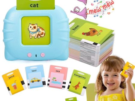 Talking Toy Flash Card Early Language Education 224 Words  for Kids Above 2-6 Years USB Rechargeable Learning Device for Toddlers Playing Cards Preschool Online Sale