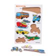 Wooden Transport Vehicles Puzzle for Kids Online