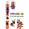 Fixi Bricks Jungle Tube 3 - Tiger and Deer - With 110 pcs, Detailed Assembly Instructions and Storage Tube - Small Parts (Age 6-99 years) Online Sale