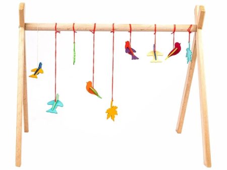 Play Gym with Spring Theme Wooden Mobiles Online Hot Sale