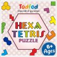 Wooden hexatetris Puzzle Toy Brain Games for Kids & Children, Brain Booster, Junior Edition Learning & Educational Hexagonal Pattern Block Online Hot Sale