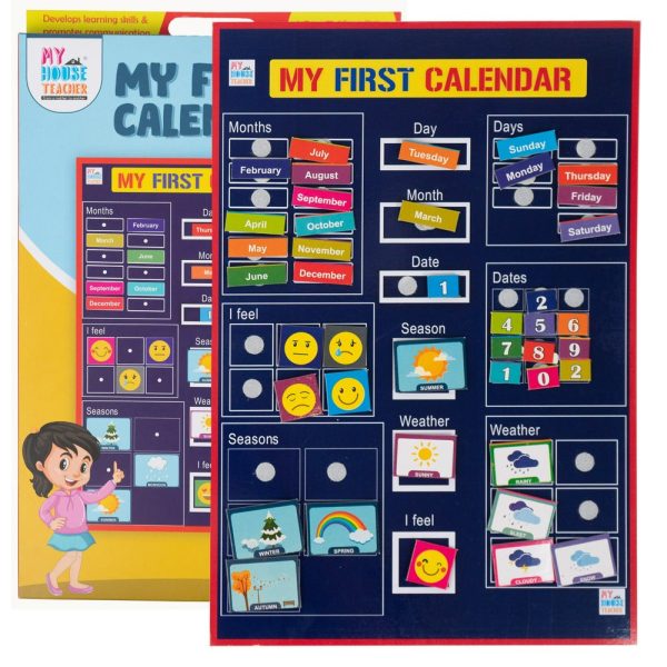 My First Calendar -Daily Routine Activity Board Supply