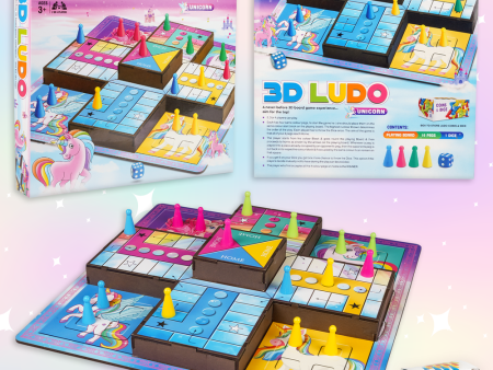 3D Unicorn Ludo Game Online Hot Sale