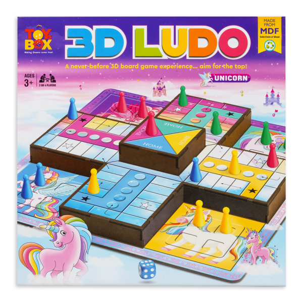 3D Unicorn Ludo Game Online Hot Sale