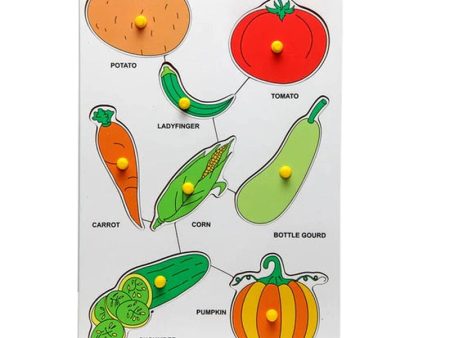 Wooden Vegetable Puzzle for Kids Fashion