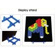 Magnetic Puzzles : Triangles with 400 Magnets, 200 puzzles, Magnetic Board and Display Stand Sale