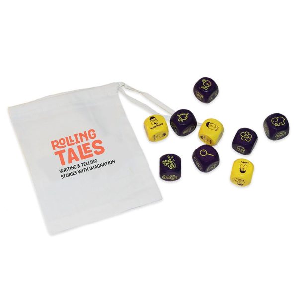 Rolling Tales Story Telling Wooden Dice Cubes Discount