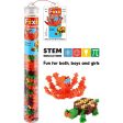 Fixi Bricks Aqua Tube 2 - Octopus and Tortoise - With 120 pcs, Detailed Assembly Instructions and Storage Tube - Small Parts (Age 6-99 yrs) Online