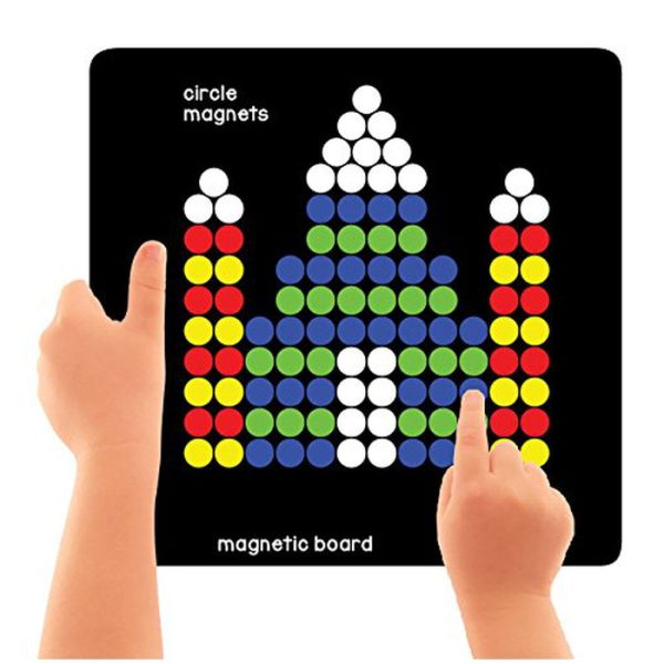 Magnetic Puzzles : Circles with 250 Colorful Magnets, 100 Puzzle Book, Magnetic Board and Display Stand Online