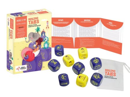 Rolling Tales Story Telling Wooden Dice Cubes Discount