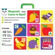 Magnetic Learn to Spell : Food with 32 Picture Magnets, 72 Letter Magnets, Magnetic Board and Spelling Guide For Cheap