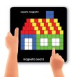 Magnetic Puzzles : Squares with 400 Colorful Magnets, 200 Puzzle Book, Magnetic Board and Display Stand Sale