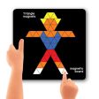 Magnetic Puzzles : Triangles with 400 Magnets, 200 puzzles, Magnetic Board and Display Stand Sale